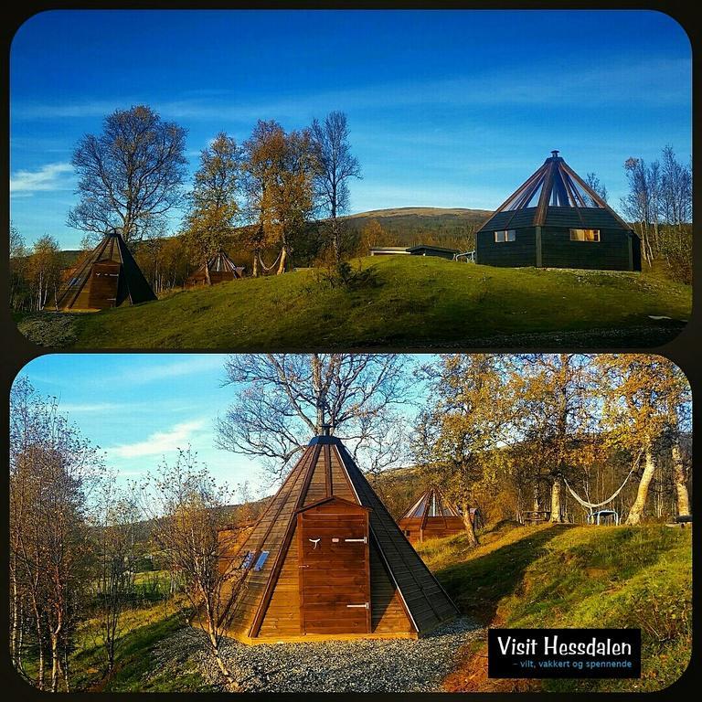 Ferienwohnung Hessdalen Ufocamp Vårhus Exterior foto